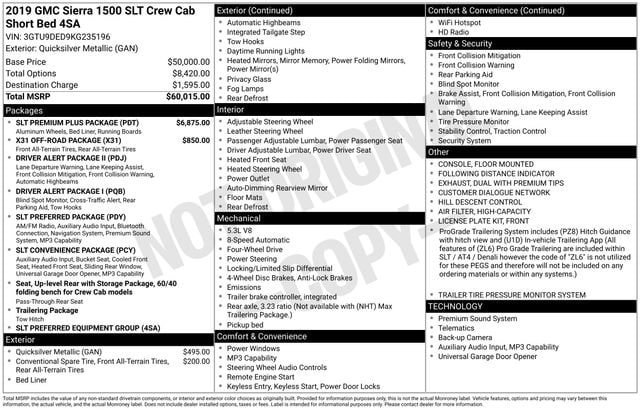 gmc sierra 1500 2019 3GTU9DED9KG235196 image gmc sierra 1500 2019 3GTU9DED9KG235196 image